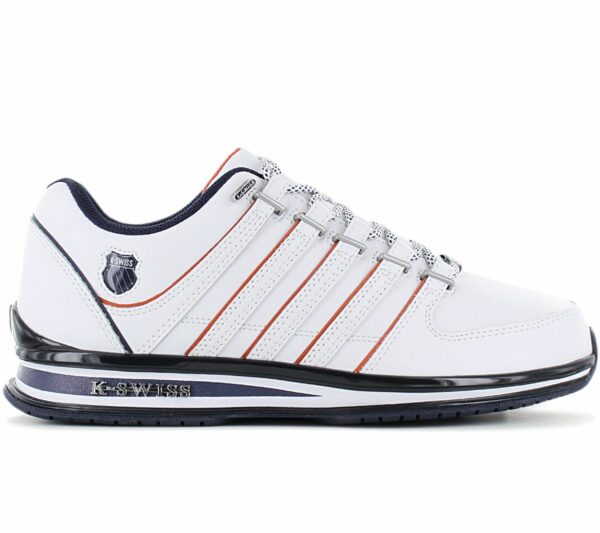 K-Swiss Rinzler Leather - Herren Schuhe Leder Weiß 01235-171-M