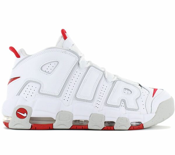 Nike Air More Uptempo 96 - Herren Sneakers Basketball Schuhe Leder Weiß DX8965-100