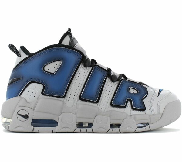 Nike Air More Uptempo 96 - Herren Sneakers Basketball Schuhe Leder Grau FD5573-001
