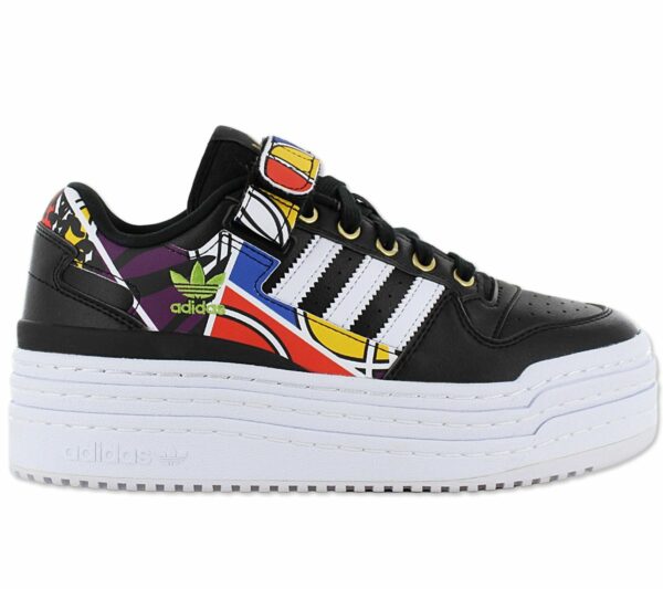 adidas x RICH MNISI - Triple Platforum Lo W - Damen Plateau Schuhe Schwarz GV8052
