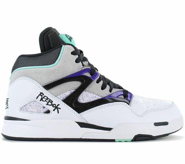 Reebok PUMP Omni Zone 2 - Jazz Roots - Herren Sneakers Basketball Schuhe Leder Weiß HR0110 II