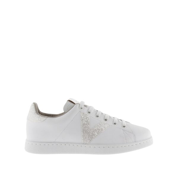 Sneakers aus Leder Victoria tennis glitter